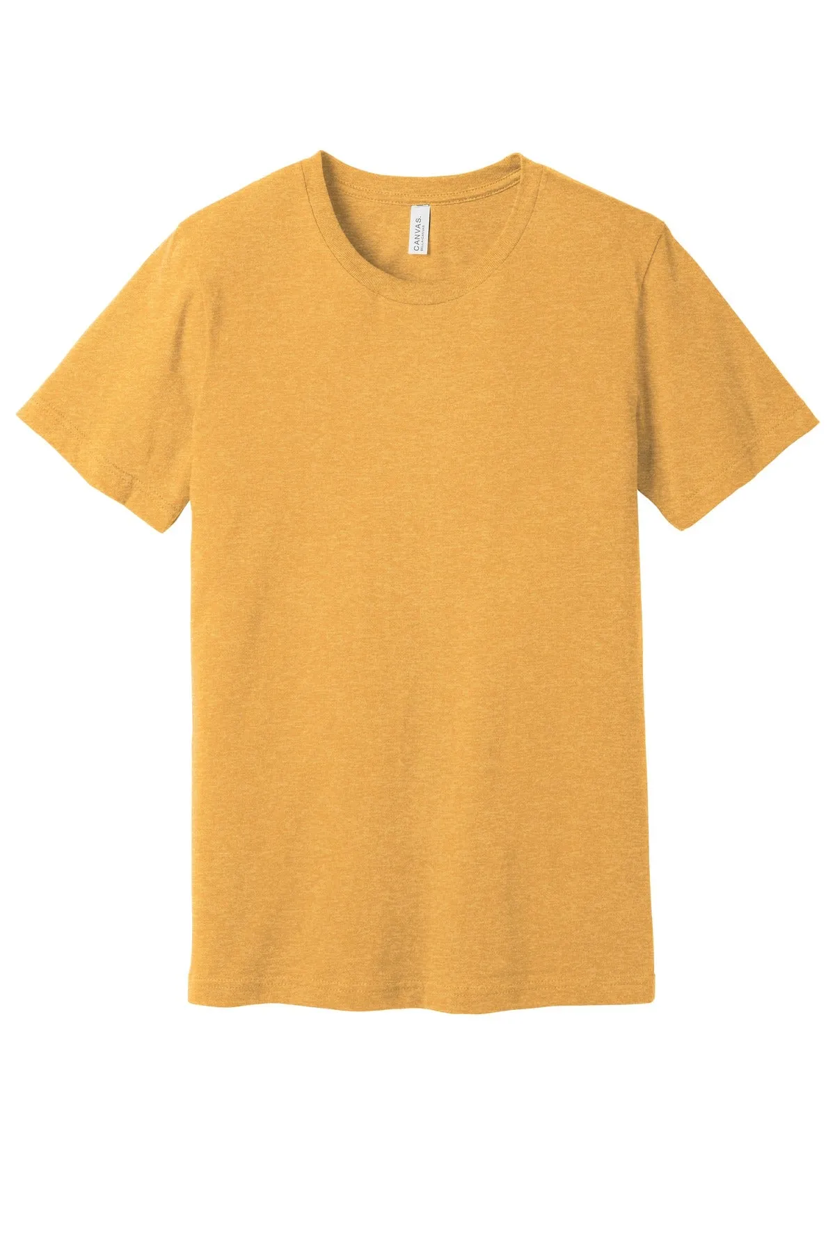 BELLA CANVAS  Unisex Heather CVC Short Sleeve Tee. BC3001CVC Heather Mustard