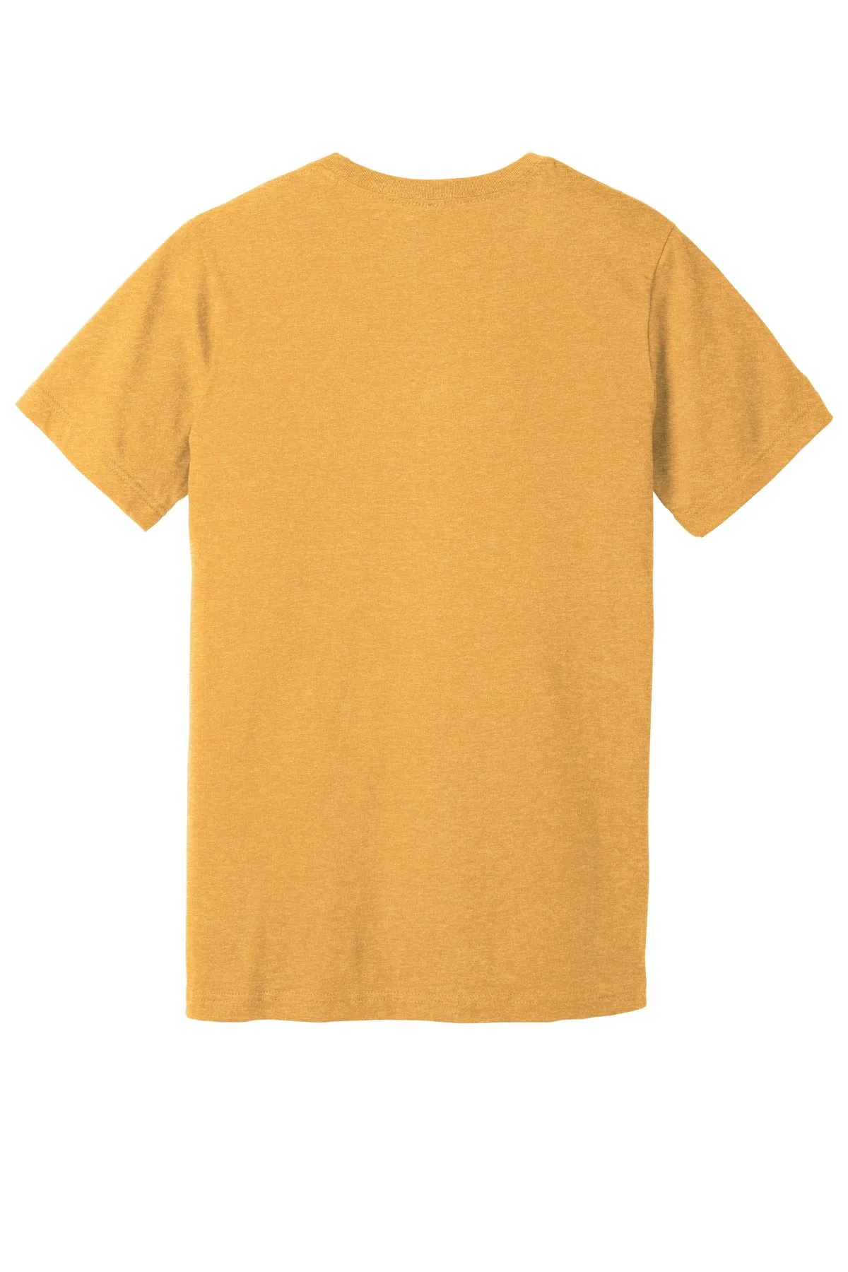 BELLA CANVAS  Unisex Heather CVC Short Sleeve Tee. BC3001CVC Heather Mustard