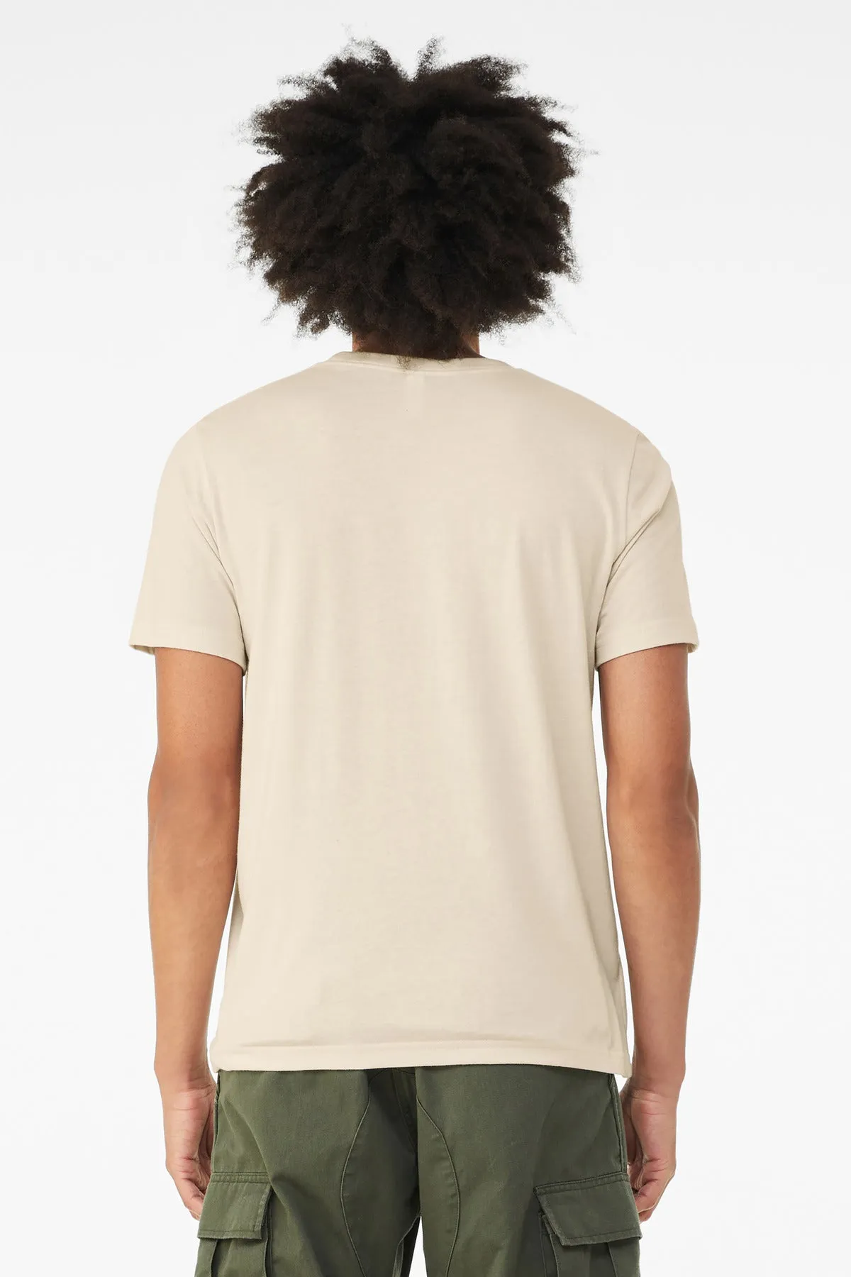 BELLA CANVAS  Unisex Heather CVC Short Sleeve Tee. BC3001CVC Heather Oatmeal