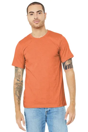 BELLA CANVAS  Unisex Heather CVC Short Sleeve Tee. BC3001CVC Heather Orange