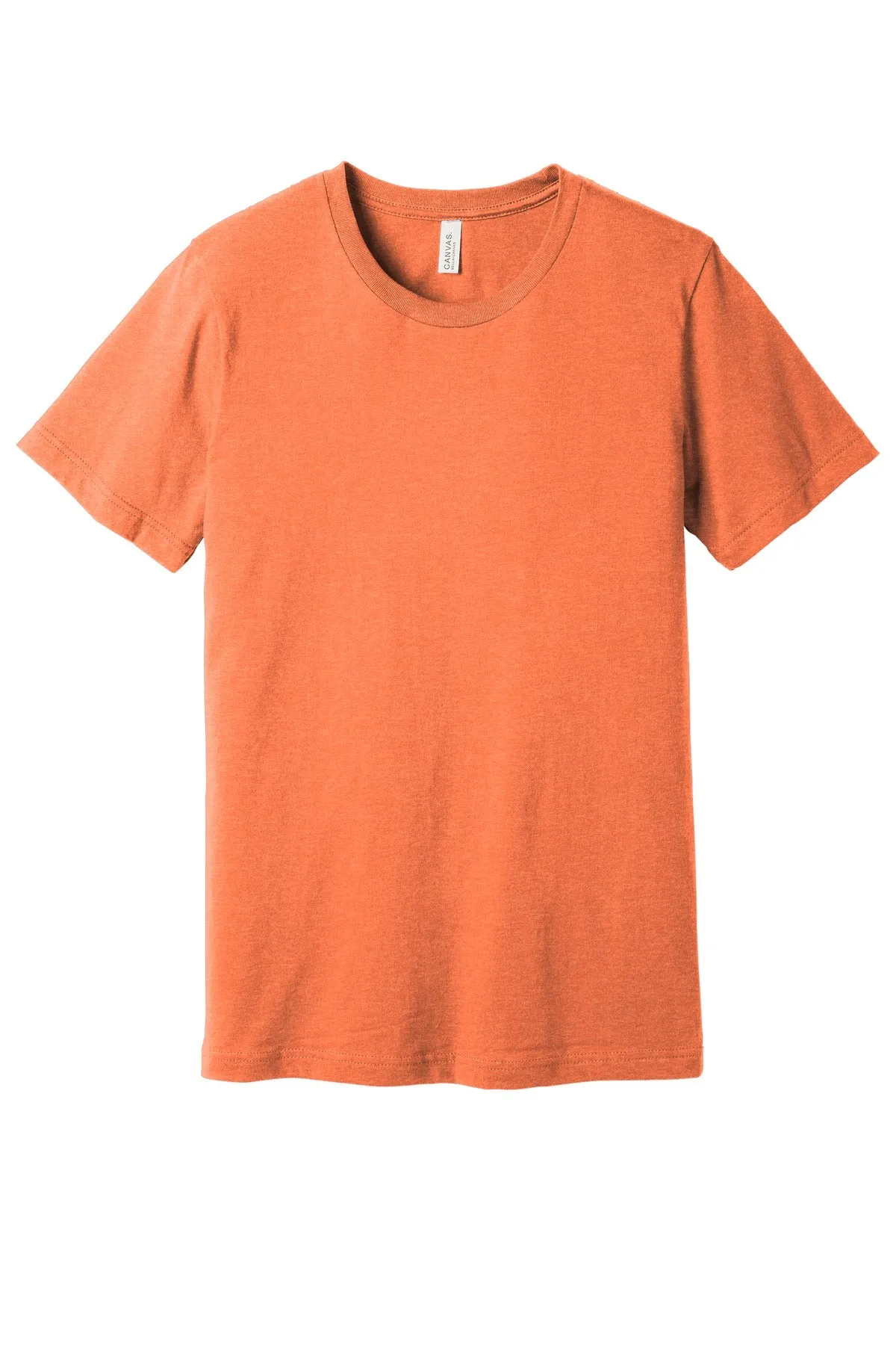 BELLA CANVAS  Unisex Heather CVC Short Sleeve Tee. BC3001CVC Heather Orange