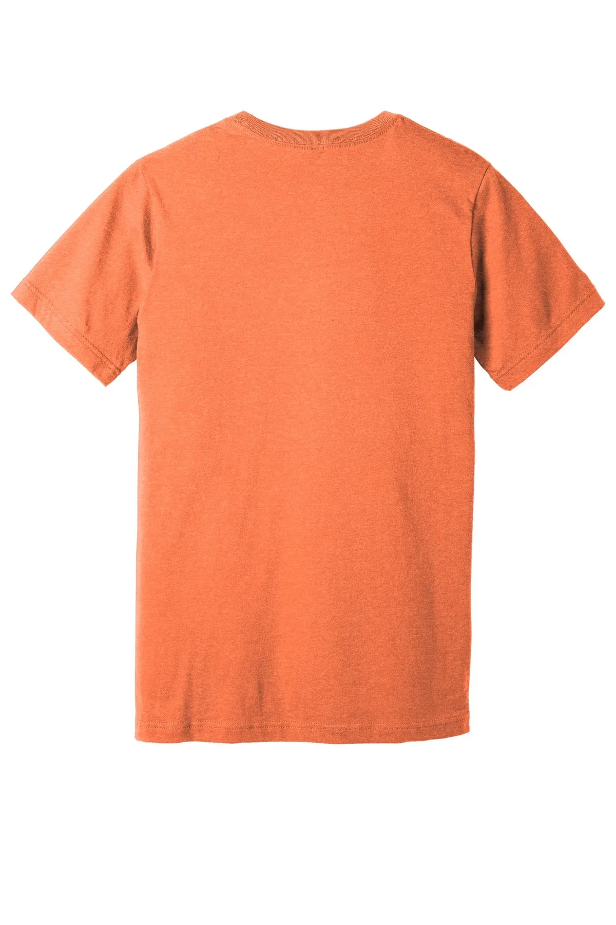 BELLA CANVAS  Unisex Heather CVC Short Sleeve Tee. BC3001CVC Heather Orange