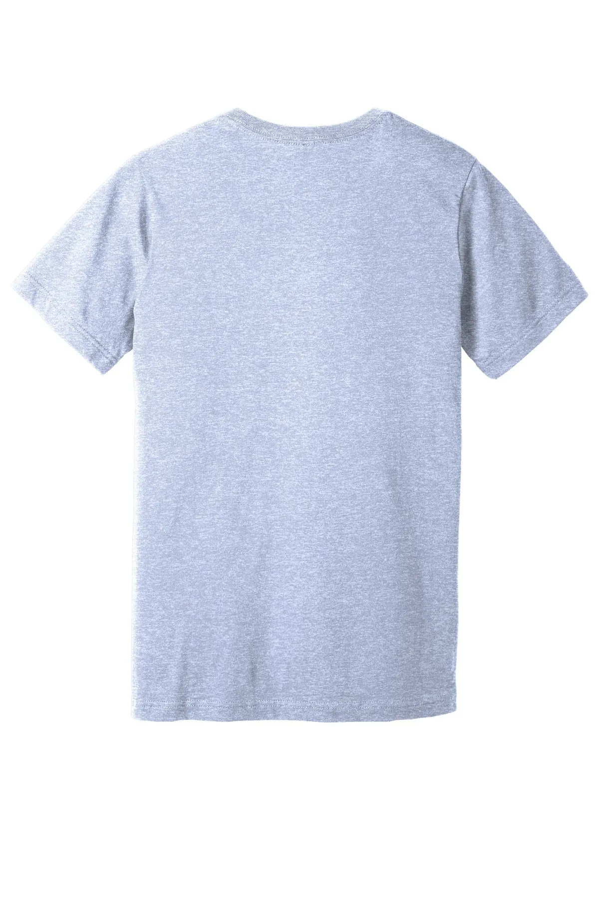 BELLA CANVAS  Unisex Heather CVC Short Sleeve Tee. BC3001CVC Heather Prism Blue