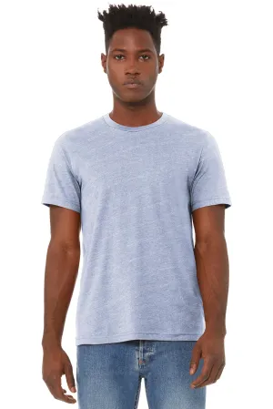 BELLA CANVAS  Unisex Heather CVC Short Sleeve Tee. BC3001CVC Heather Prism Blue