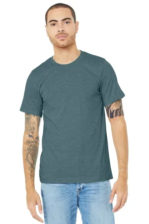 BELLA CANVAS  Unisex Heather CVC Short Sleeve Tee. BC3001CVC Heather Slate