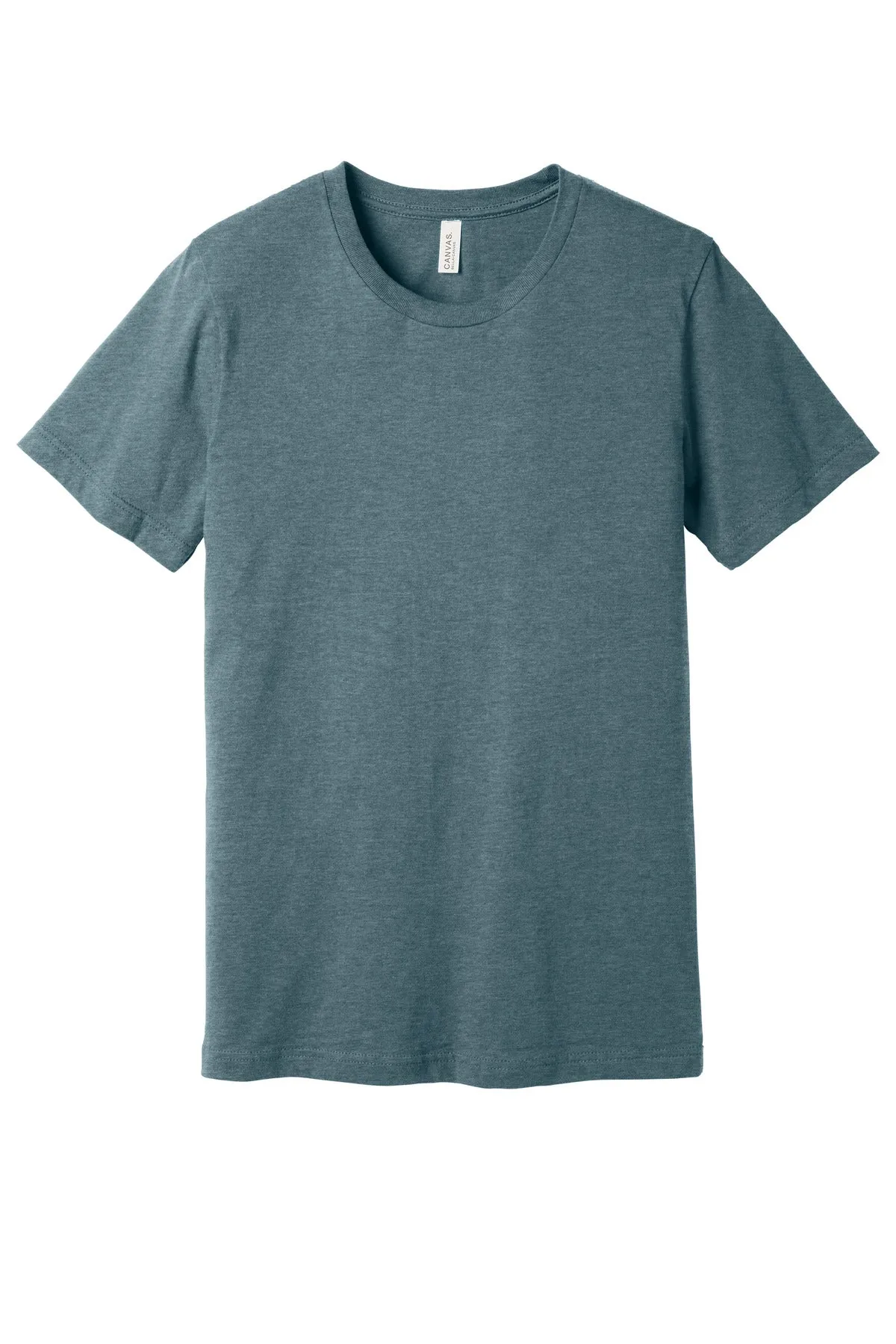 BELLA CANVAS  Unisex Heather CVC Short Sleeve Tee. BC3001CVC Heather Slate