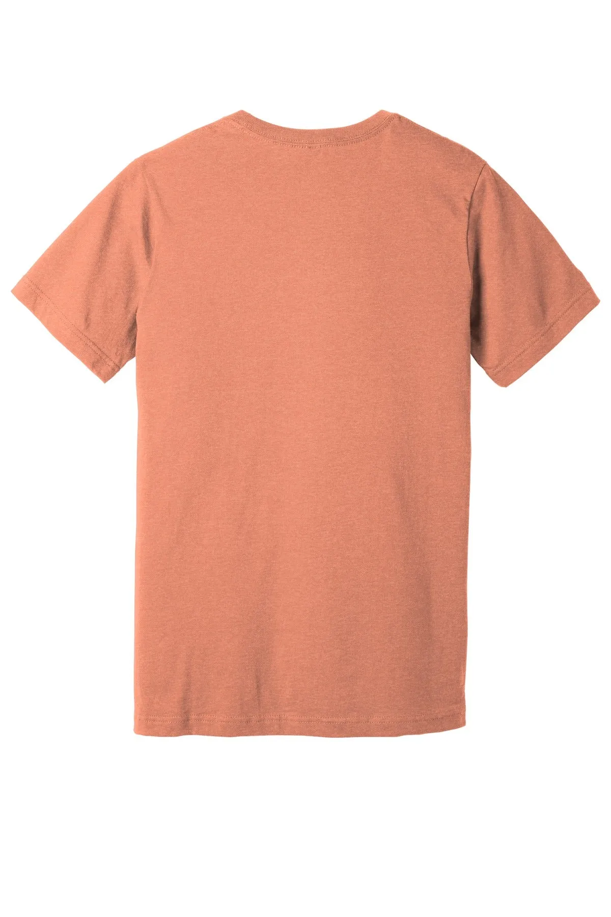 BELLA CANVAS  Unisex Heather CVC Short Sleeve Tee. BC3001CVC Heather Sunset