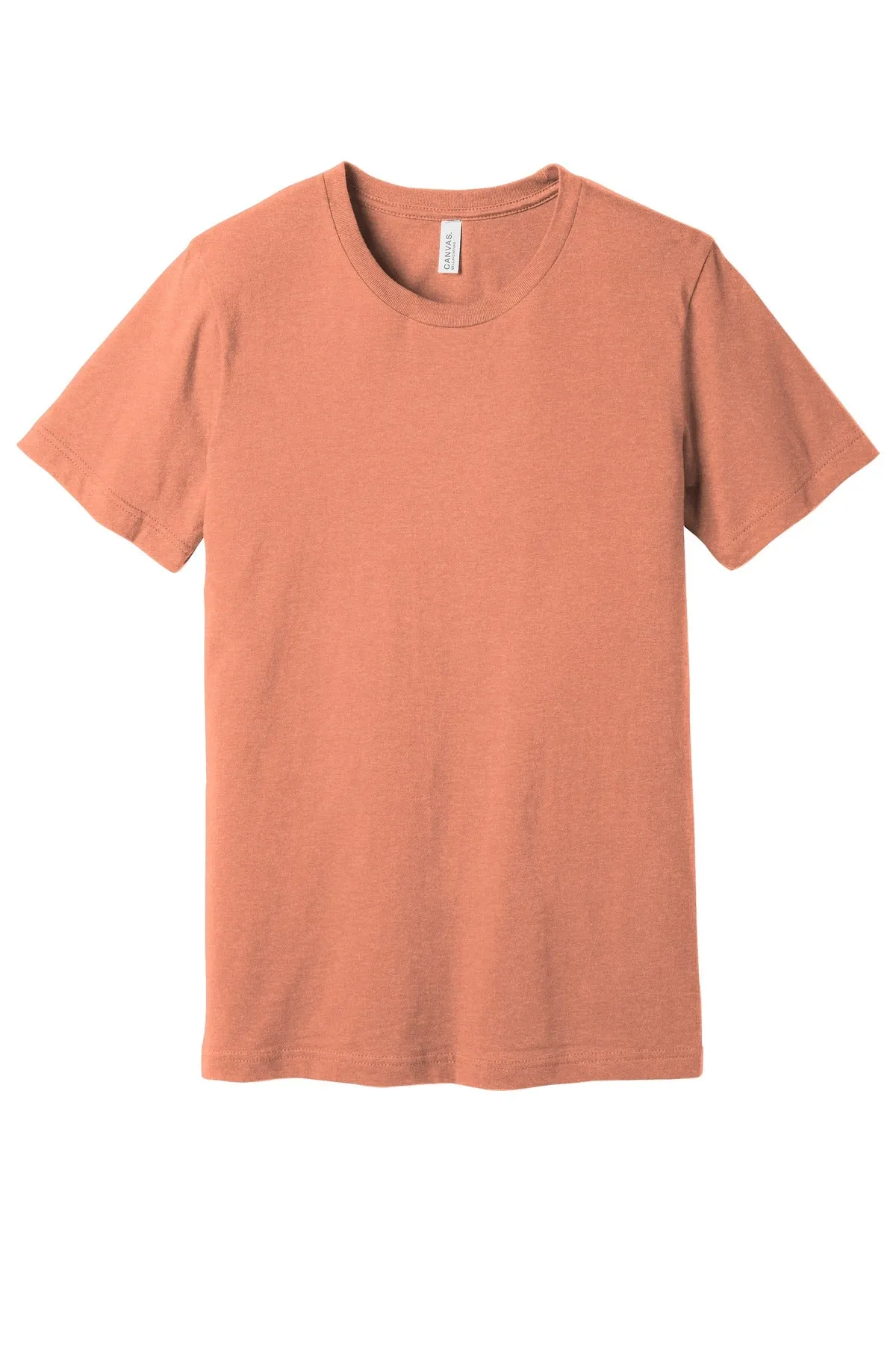 BELLA CANVAS  Unisex Heather CVC Short Sleeve Tee. BC3001CVC Heather Sunset