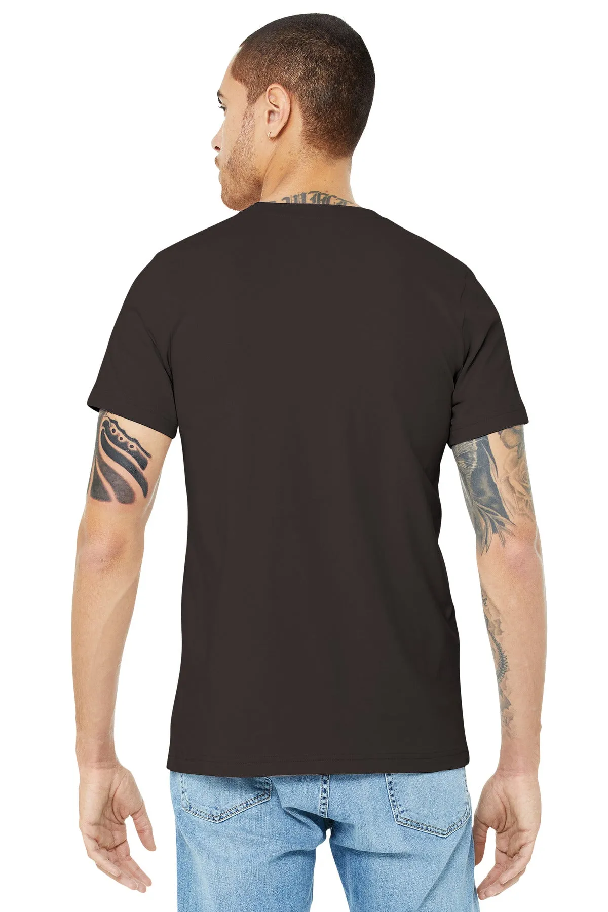 BELLA CANVAS  Unisex Jersey Short Sleeve Tee. BC3001 Brown