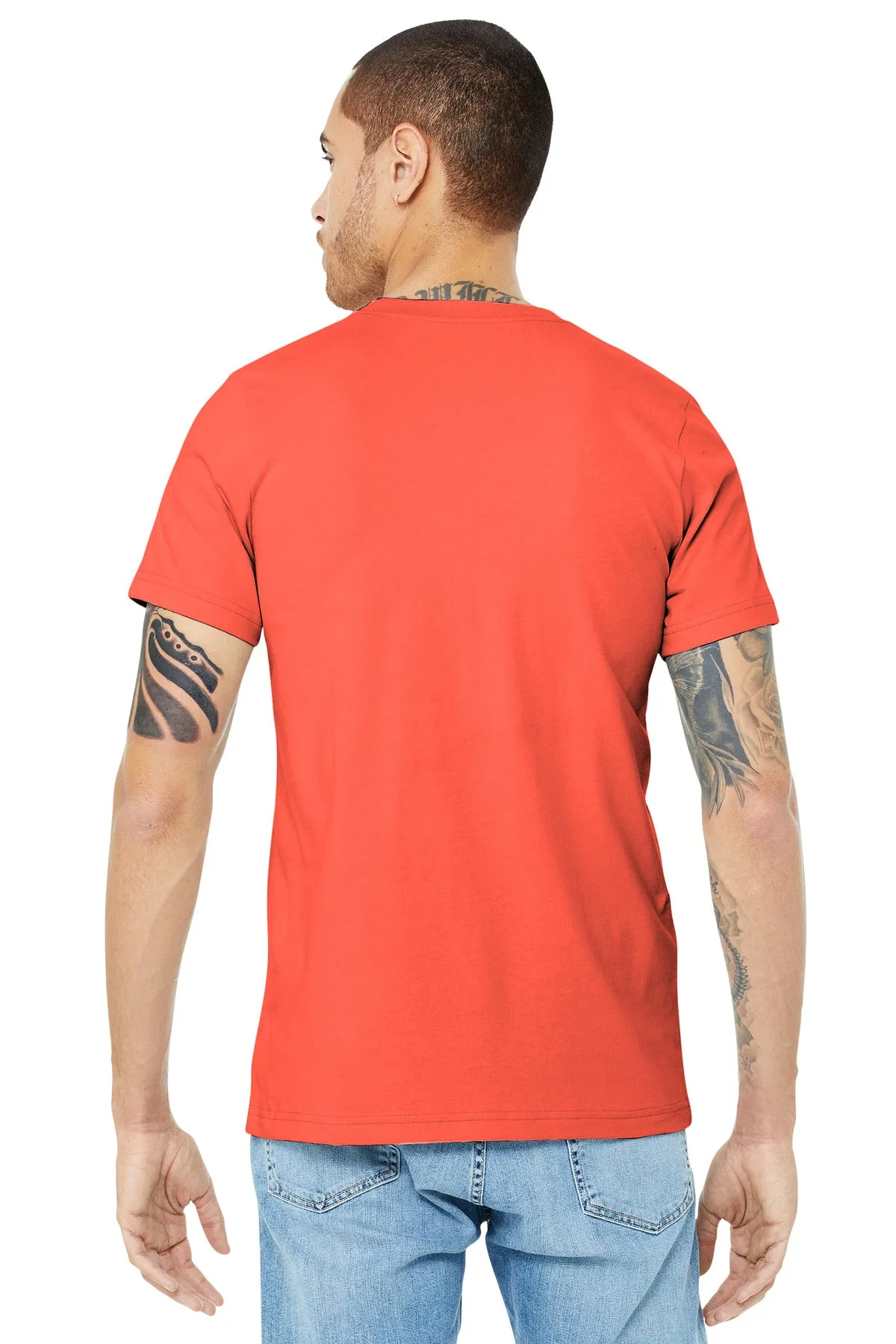 BELLA CANVAS  Unisex Jersey Short Sleeve Tee. BC3001 Coral