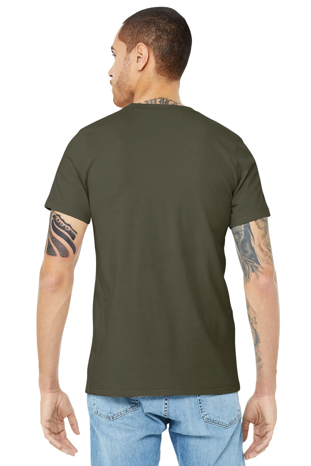 BELLA CANVAS  Unisex Jersey Short Sleeve Tee. BC3001 Dark Olive