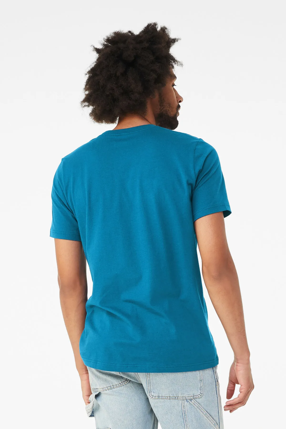 BELLA CANVAS  Unisex Jersey Short Sleeve Tee. BC3001 Electric Blue