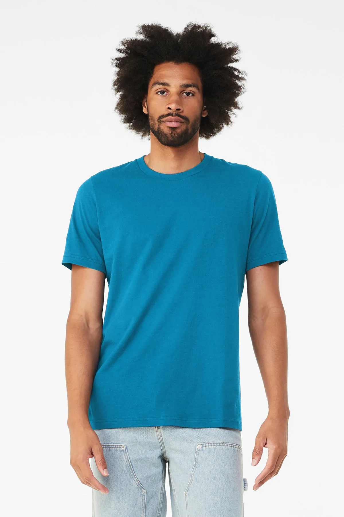 BELLA CANVAS  Unisex Jersey Short Sleeve Tee. BC3001 Electric Blue