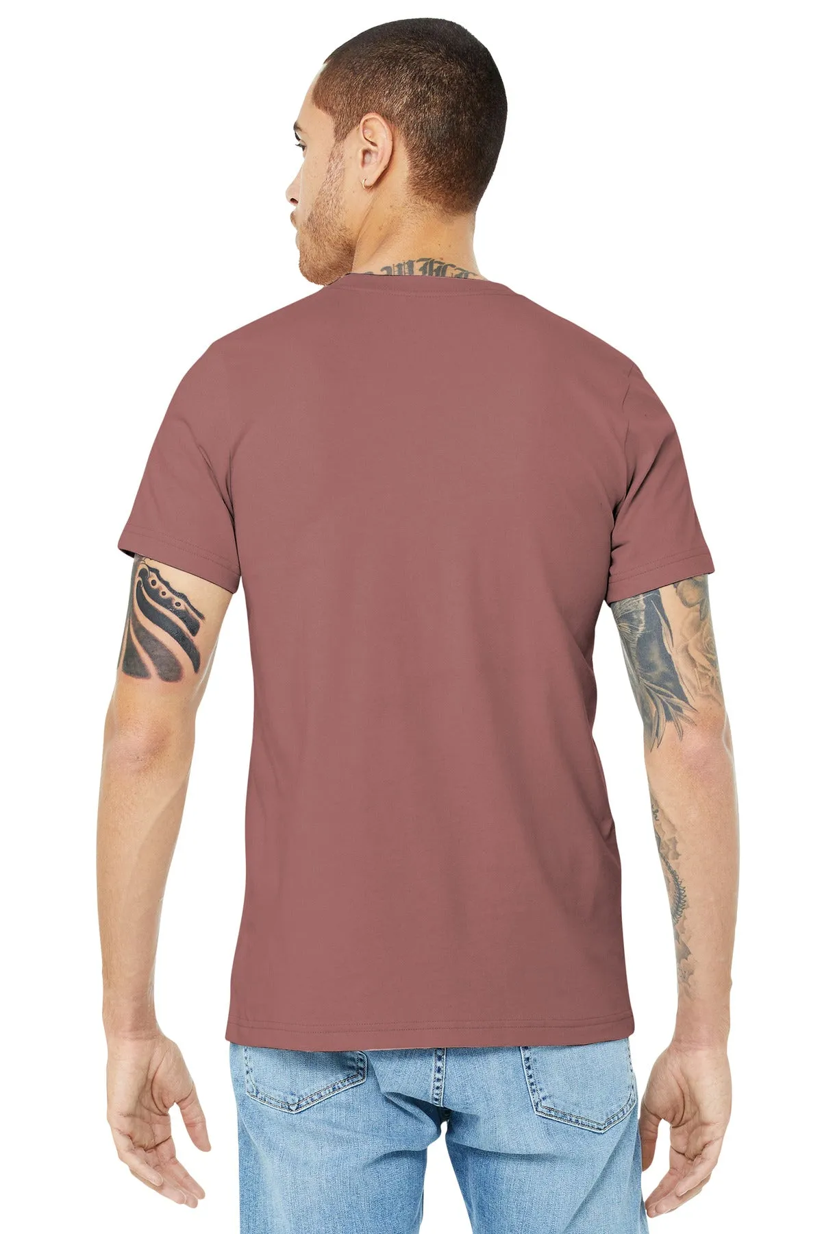 BELLA CANVAS  Unisex Jersey Short Sleeve Tee. BC3001 Mauve