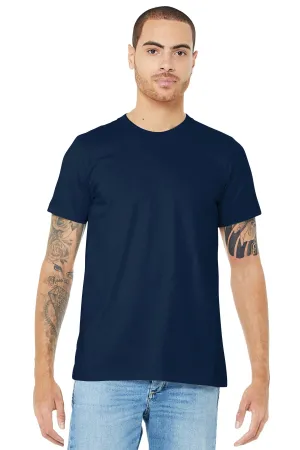 BELLA CANVAS  Unisex Jersey Short Sleeve Tee. BC3001 Navy