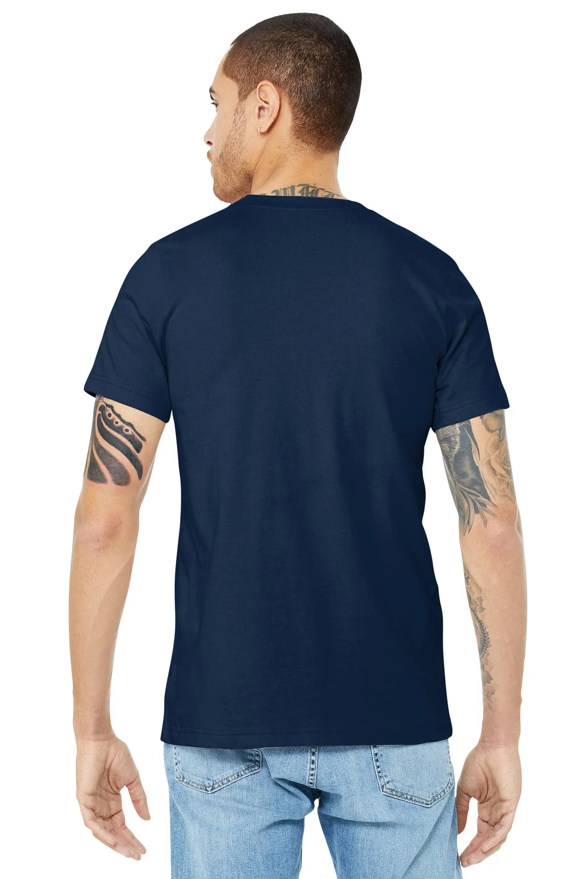 BELLA CANVAS  Unisex Jersey Short Sleeve Tee. BC3001 Navy