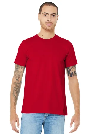 BELLA CANVAS  Unisex Jersey Short Sleeve Tee. BC3001 Red