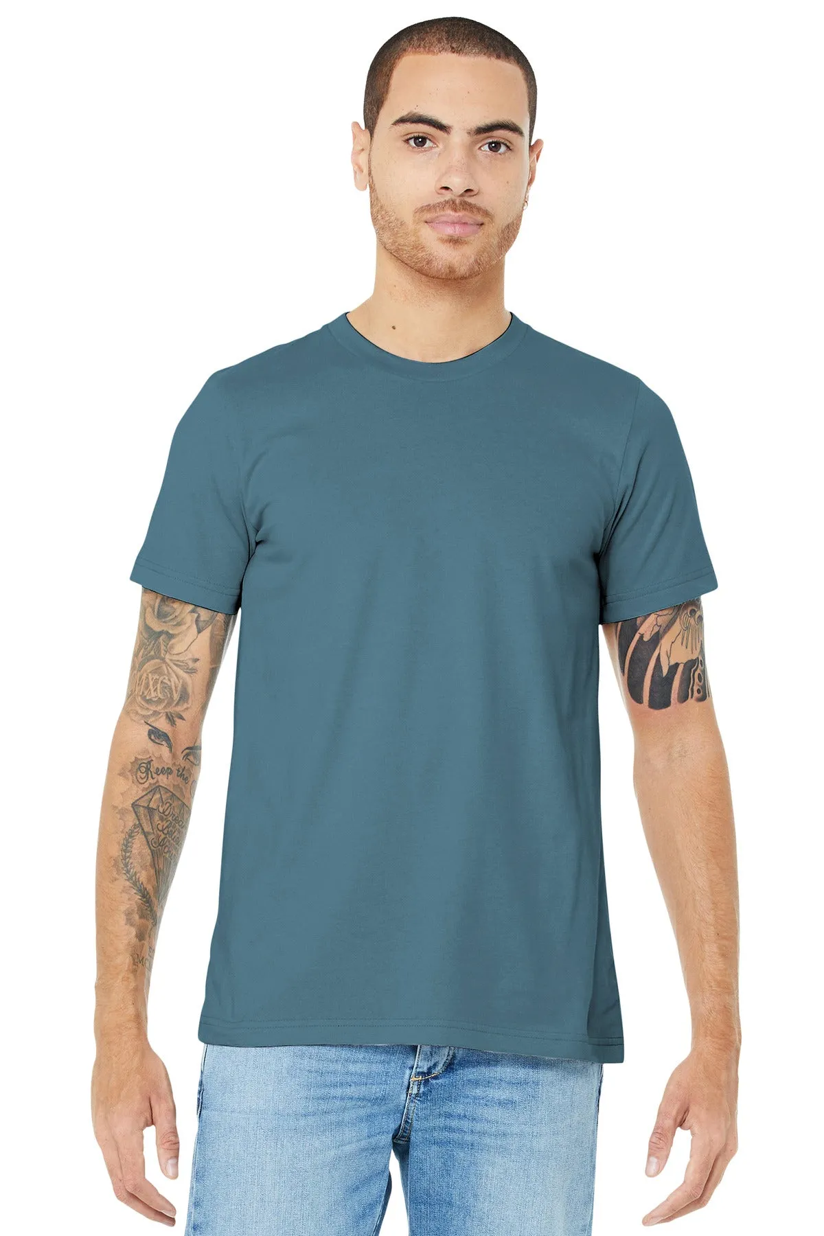 BELLA CANVAS  Unisex Jersey Short Sleeve Tee. BC3001 Steel Blue