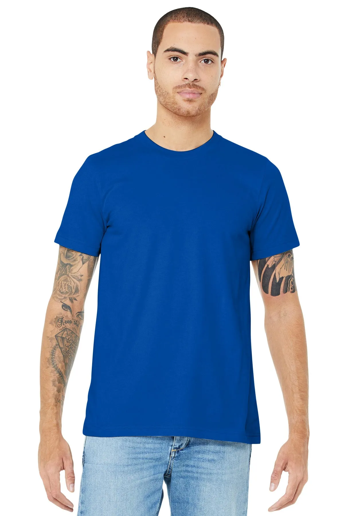 BELLA CANVAS  Unisex Jersey Short Sleeve Tee. BC3001 True Royal