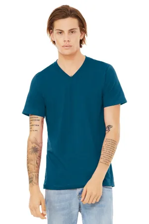 BELLA CANVAS  Unisex Jersey Short Sleeve V-Neck Tee. BC3005 Deep Teal