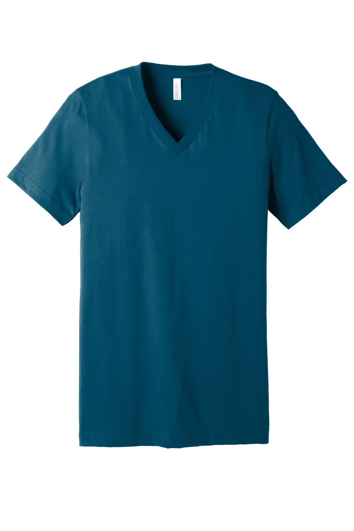 BELLA CANVAS  Unisex Jersey Short Sleeve V-Neck Tee. BC3005 Deep Teal