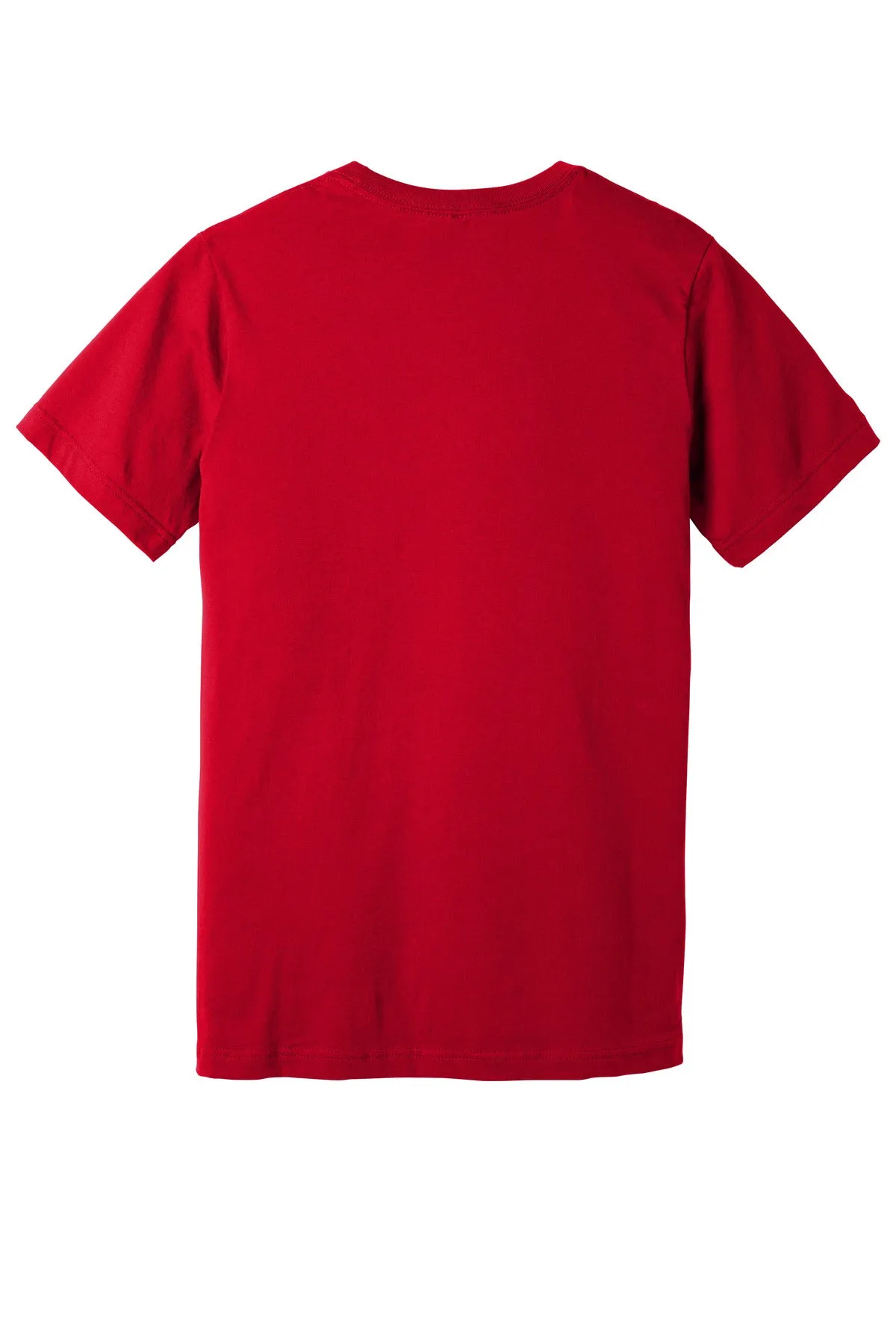 BELLA CANVAS  Unisex Jersey Short Sleeve V-Neck Tee. BC3005 Red