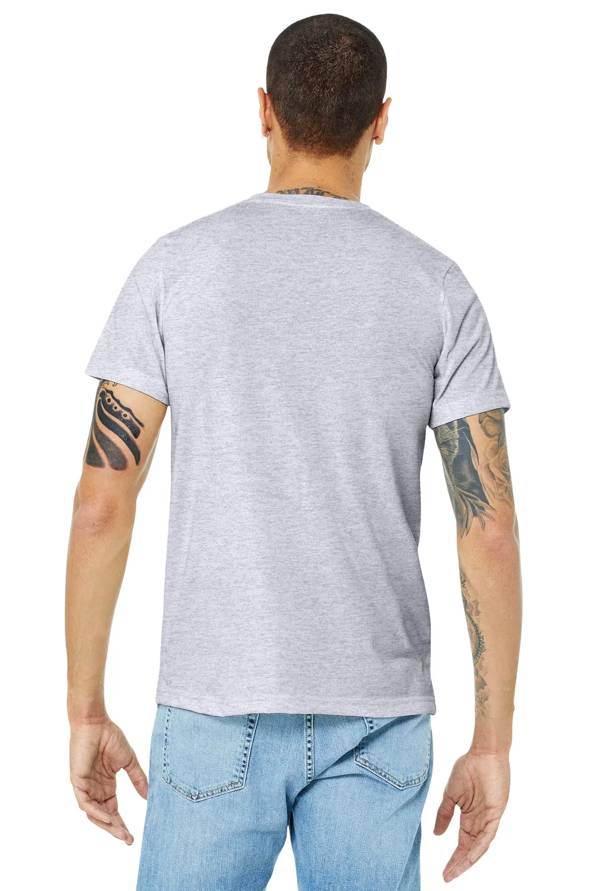 BELLA CANVAS  Unisex Made In The USA Jersey Short Sleeve Tee. BC3001U Athletic Heather