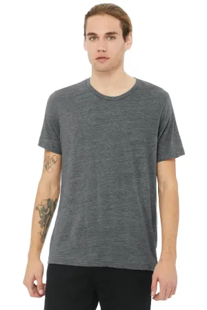 BELLA CANVAS  Unisex Poly-Cotton Short Sleeve Tee. BC3650 Asphalt Slub