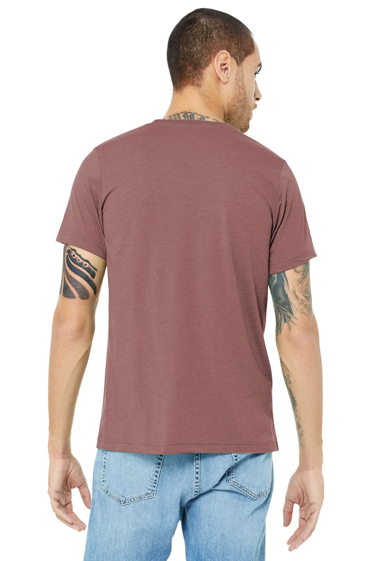 BELLA CANVAS  Unisex Triblend Short Sleeve Tee. BC3413 Mauve Triblend