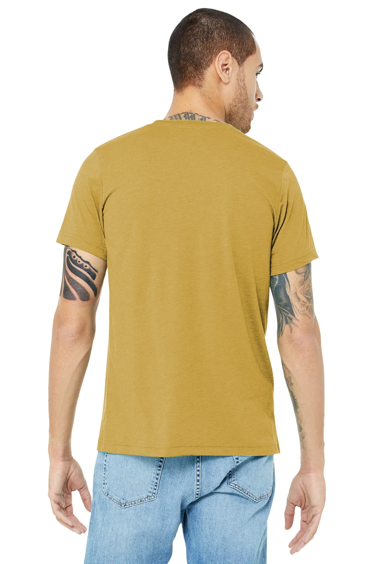 BELLA CANVAS  Unisex Triblend Short Sleeve Tee. BC3413 Mustard Triblend