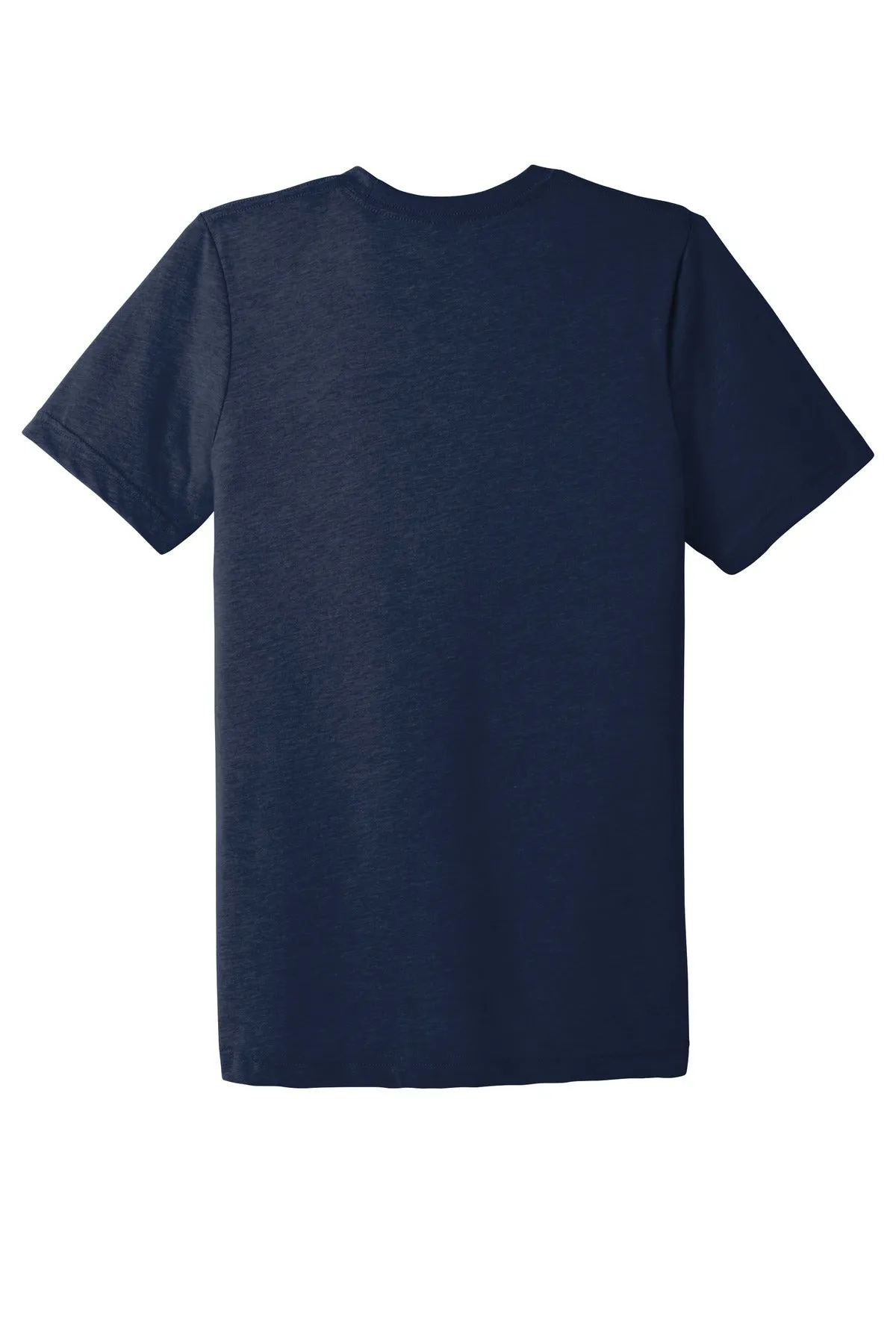 BELLA CANVAS  Unisex Triblend Short Sleeve Tee. BC3413 Solid Navy Triblend