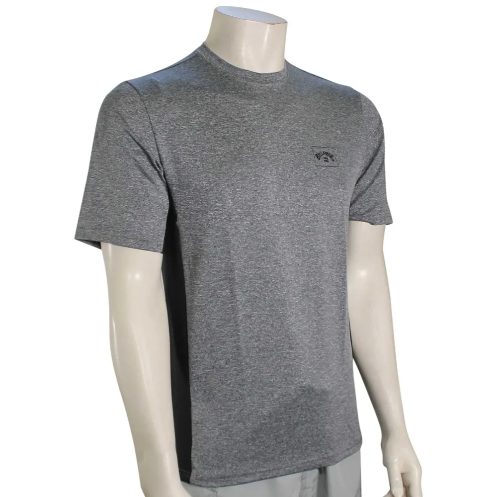 Billabong Arch Fill LF SS Rashshirt -Dark Grey Heather