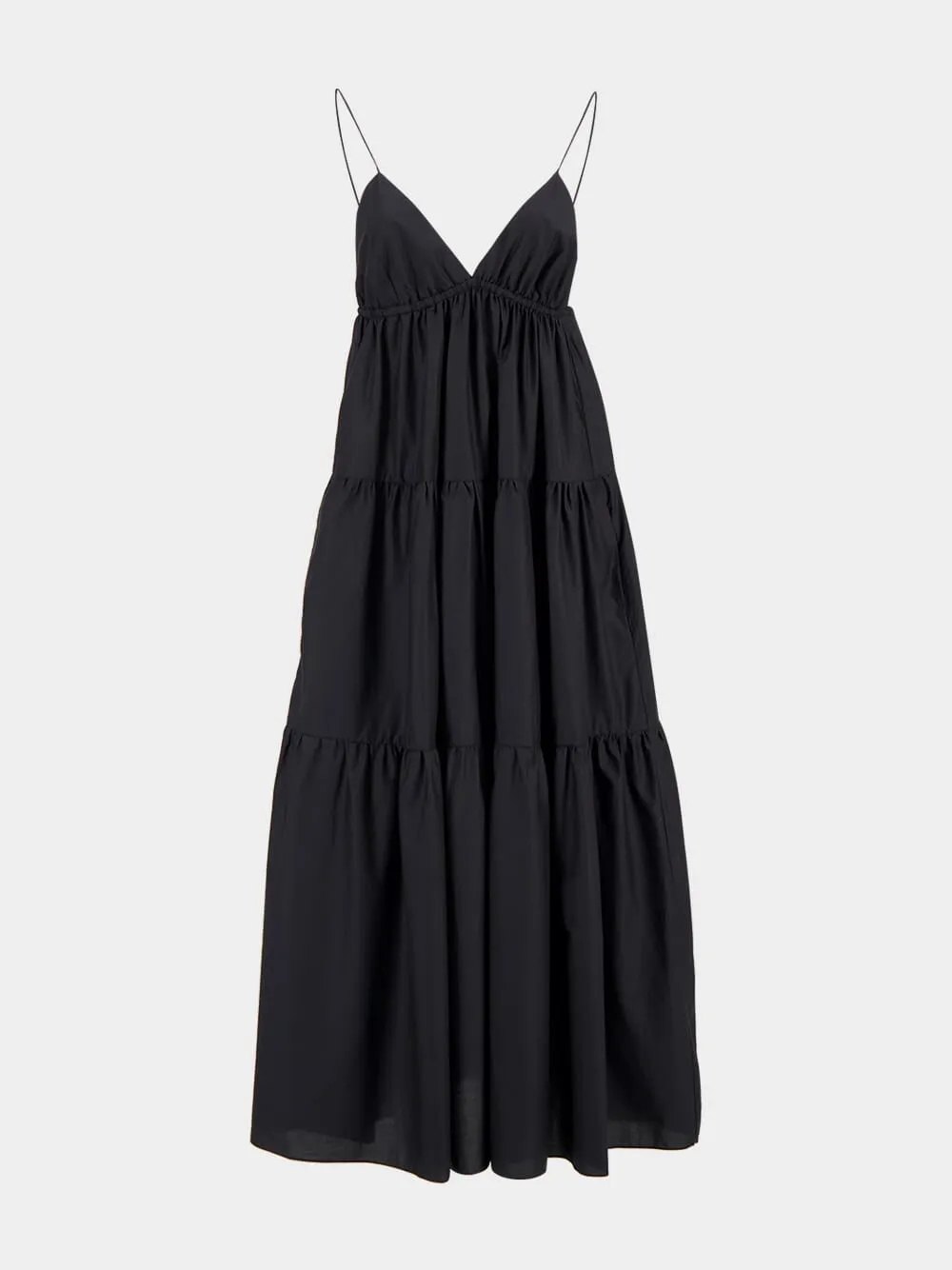Black Triangle Tiered Sundress