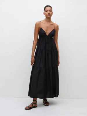 Black Triangle Tiered Sundress
