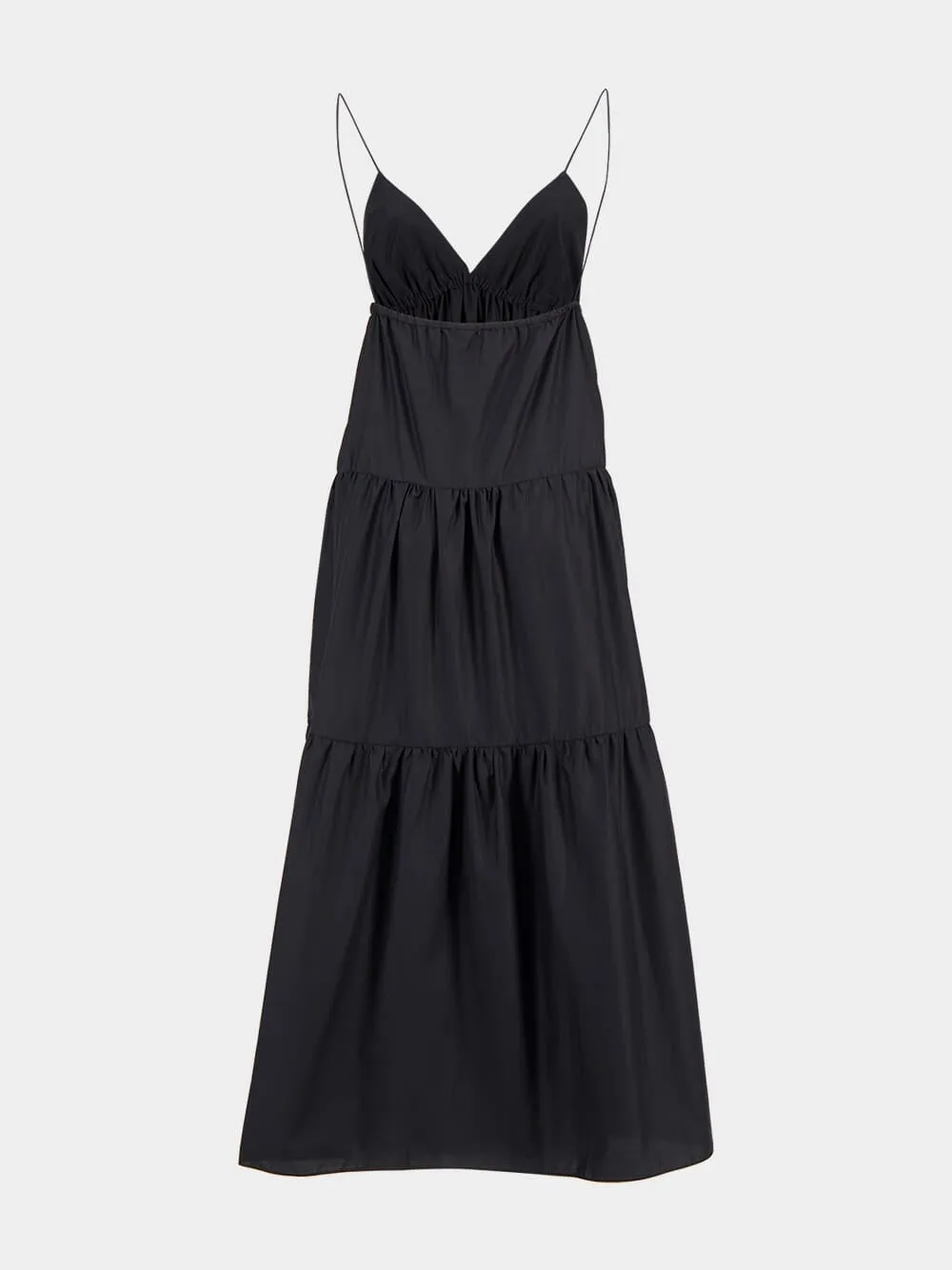 Black Triangle Tiered Sundress
