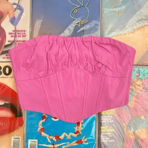 Blowing Bubbles Pink Corset Top