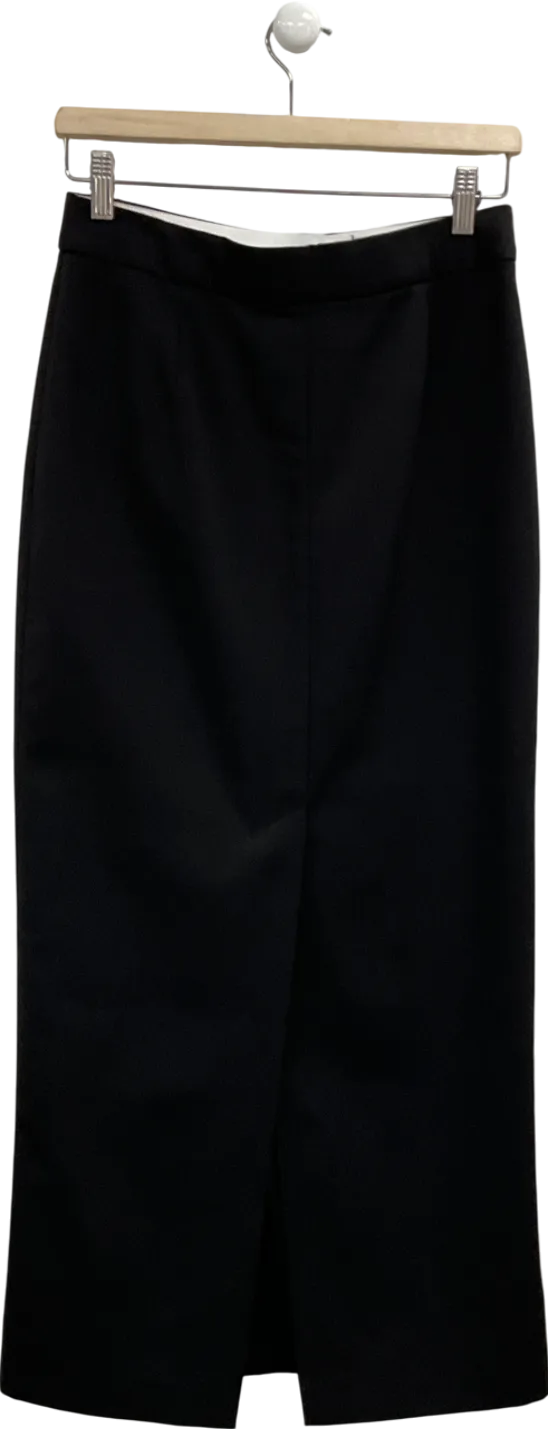 BOA Black Tailored Relaxed Maxi Skirt UK XS