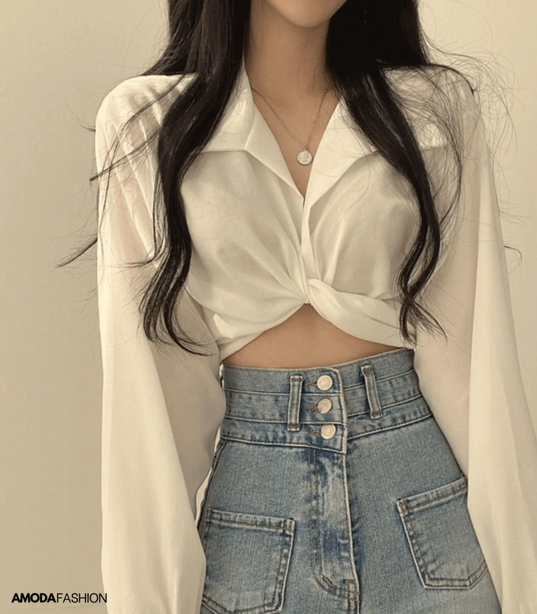 Bruso® | Heidi-Mode Wrap Blouse