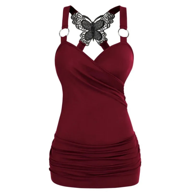 Butterfly slip dress-D864 | Inspanda