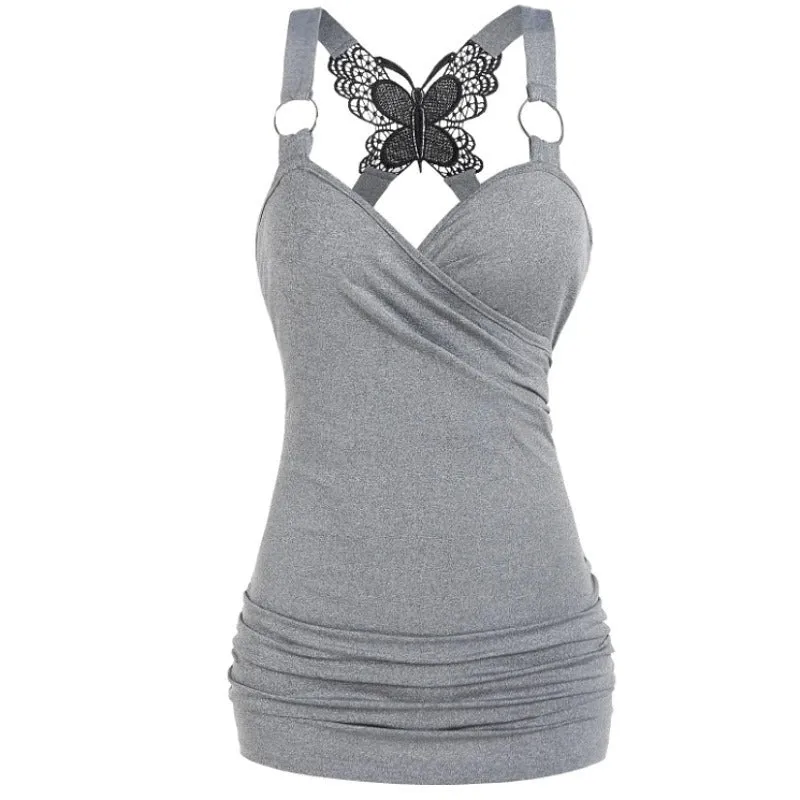 Butterfly slip dress-D864 | Inspanda