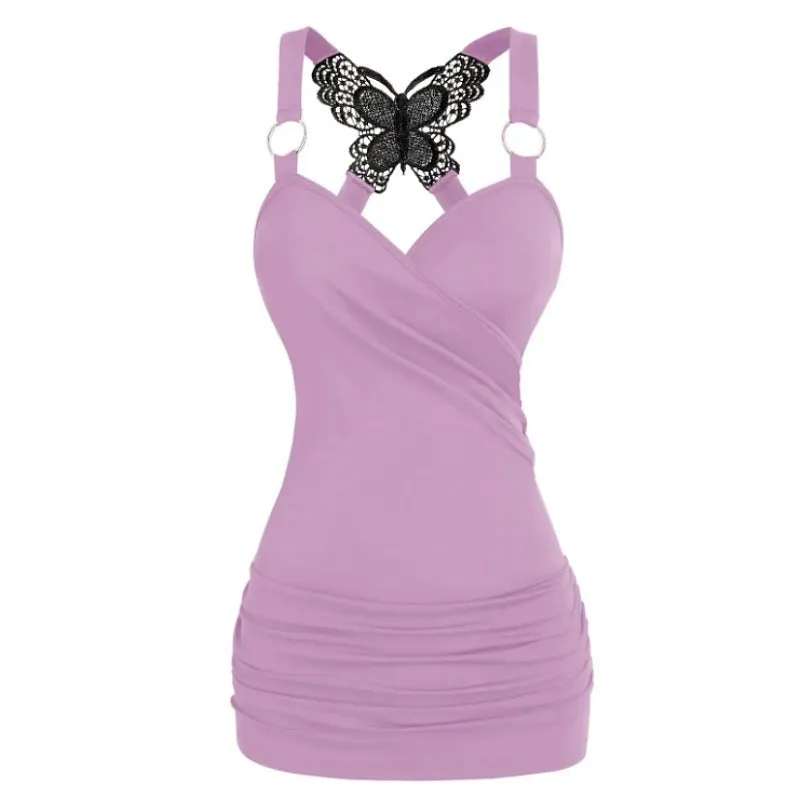 Butterfly slip dress-D864 | Inspanda