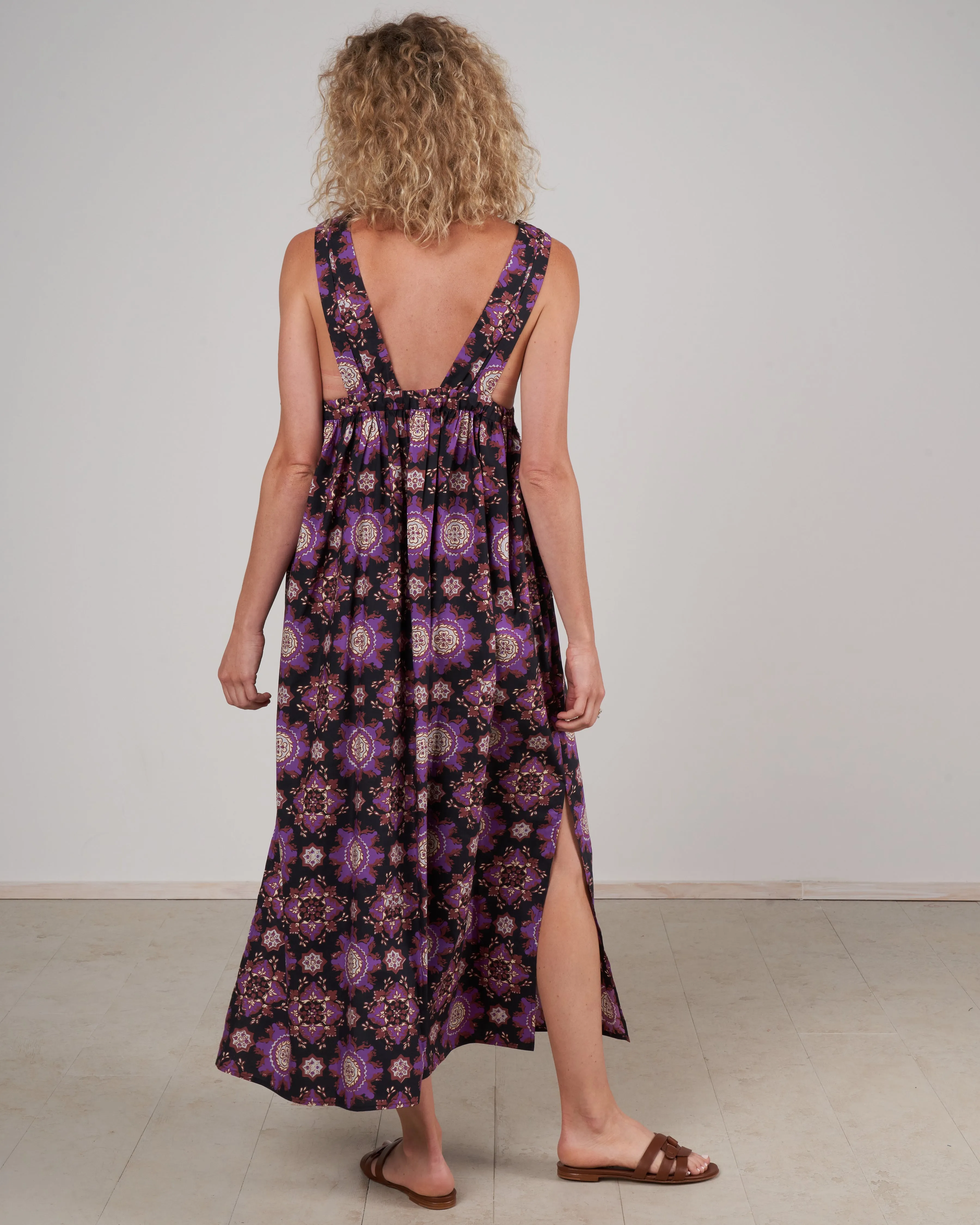 camisiam dress - black multi