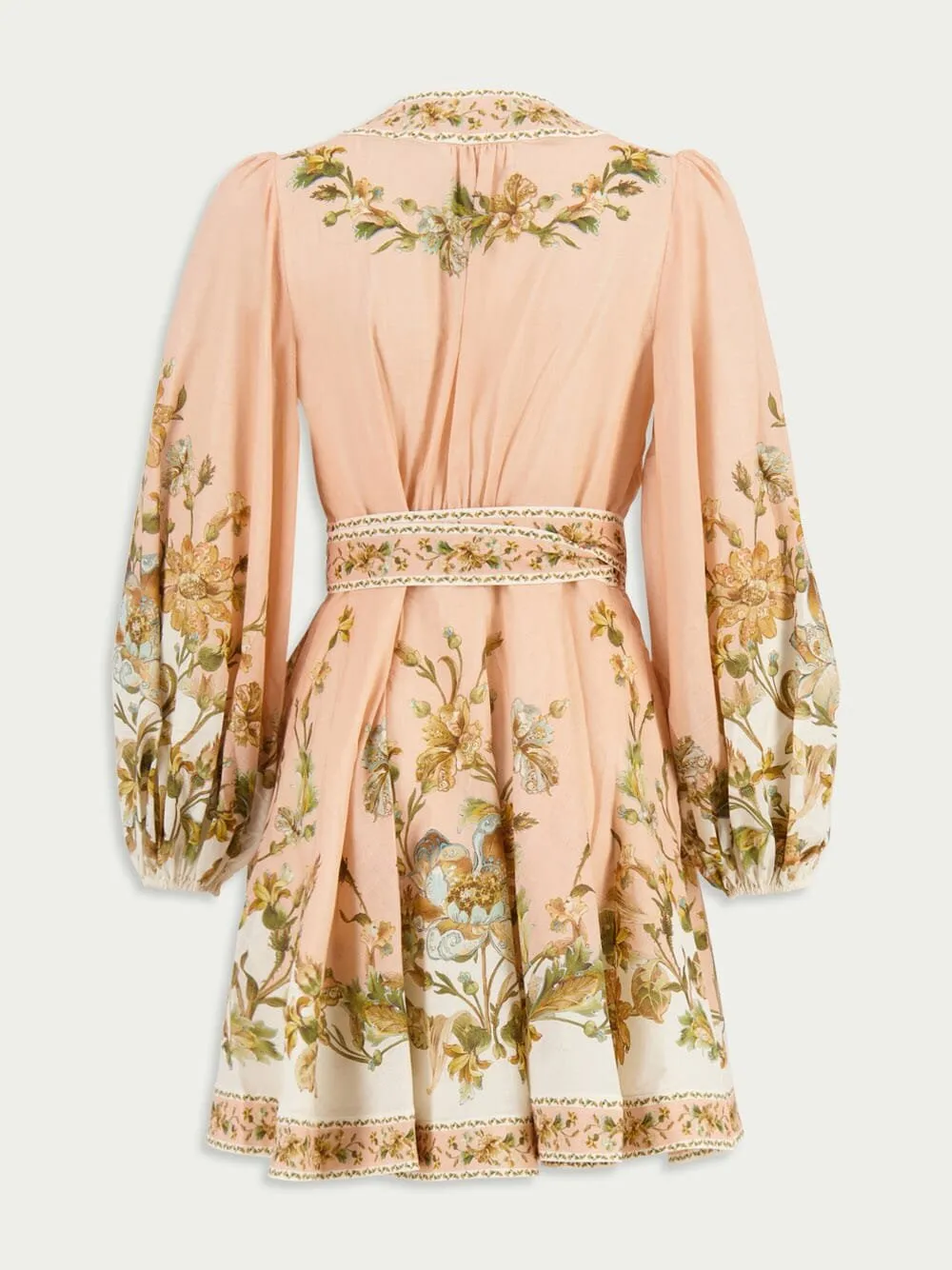 Chintz Wrap Mini Dress