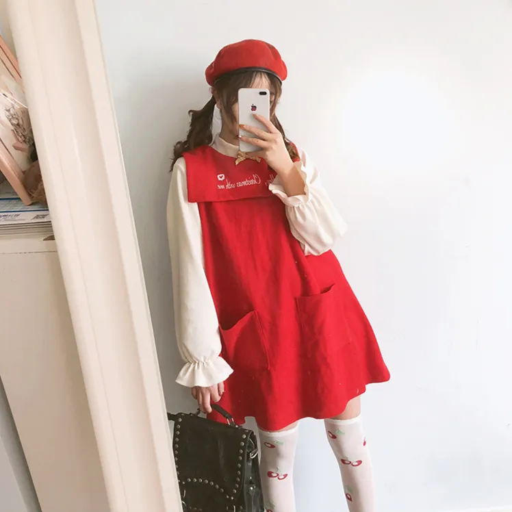 Christmas cute vest dress yc20739