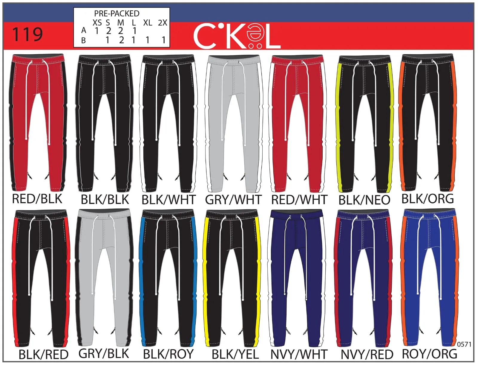 CKEL TRACK PANTS