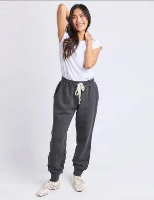 COLLEGE TRACK PANT - COAL