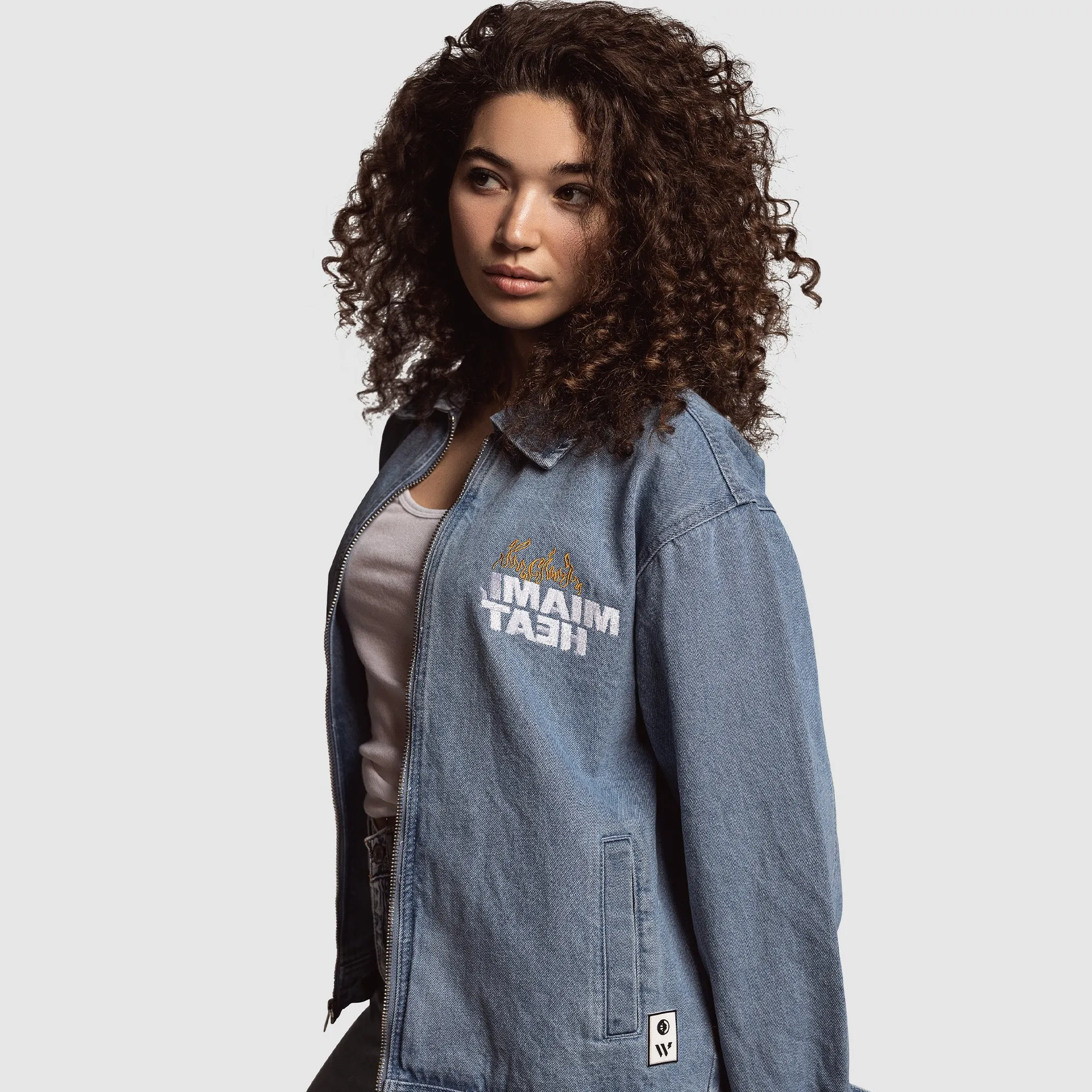 Court Culture x The Wild Collective Miami HEAT Denim Jacket