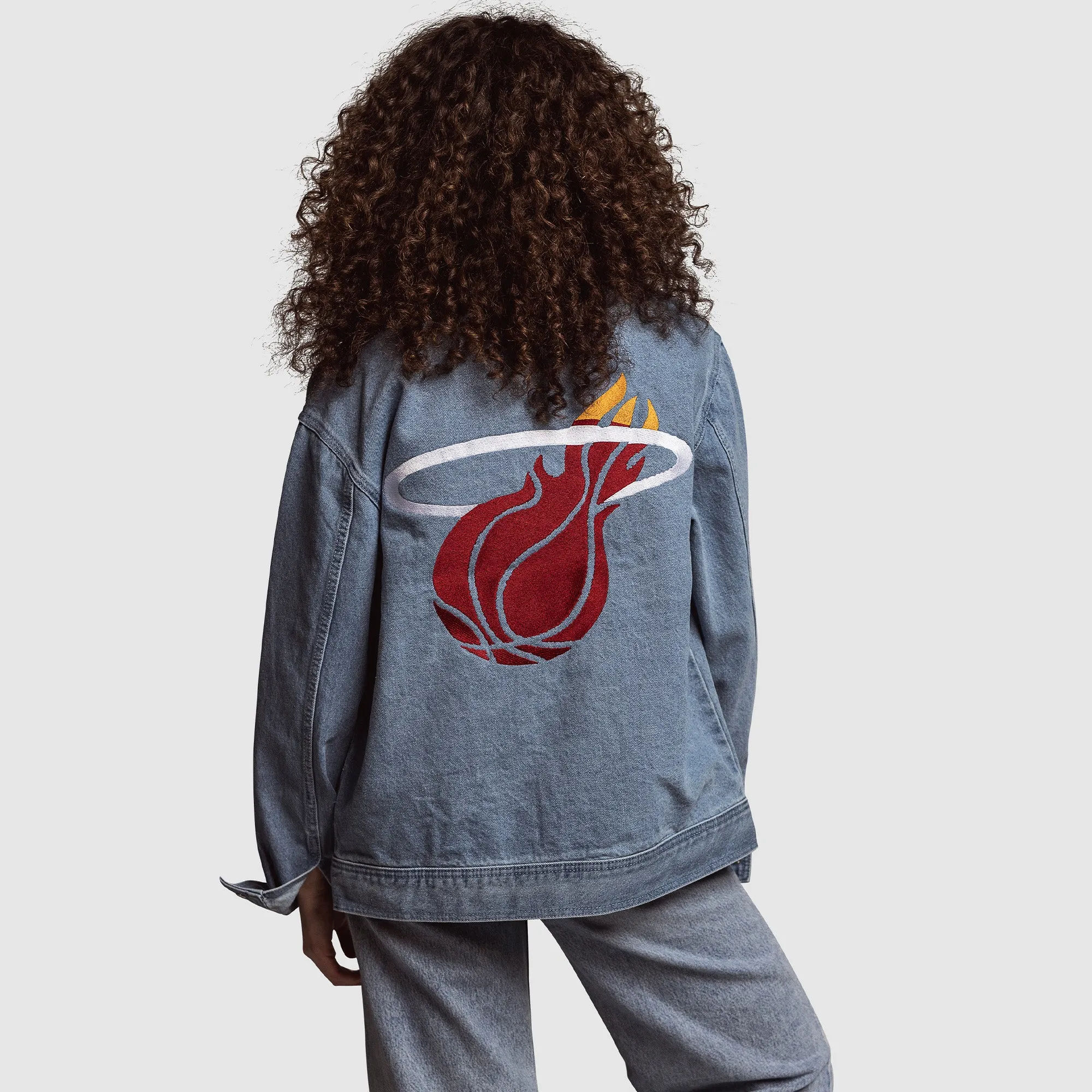 Court Culture x The Wild Collective Miami HEAT Denim Jacket
