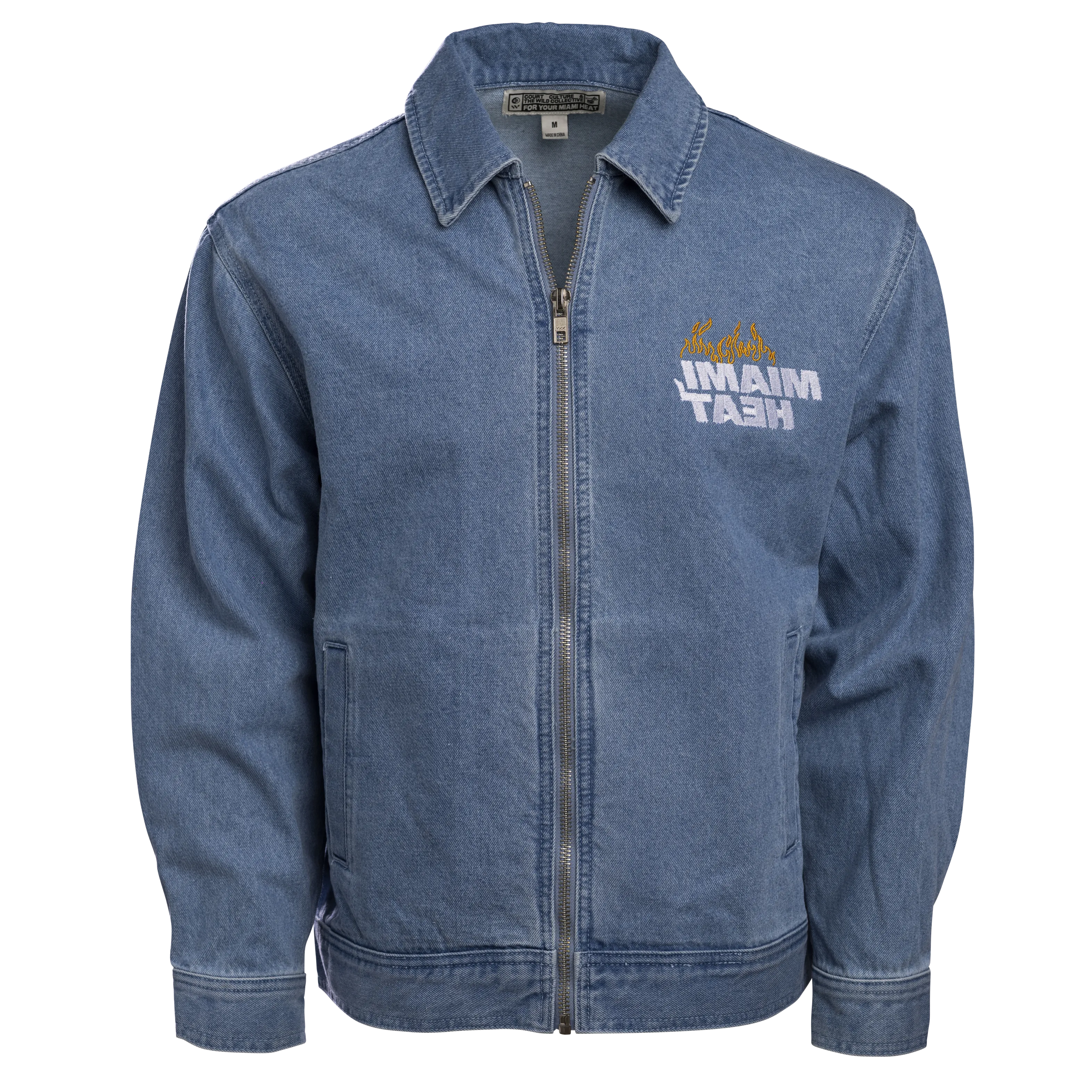 Court Culture x The Wild Collective Miami HEAT Denim Jacket