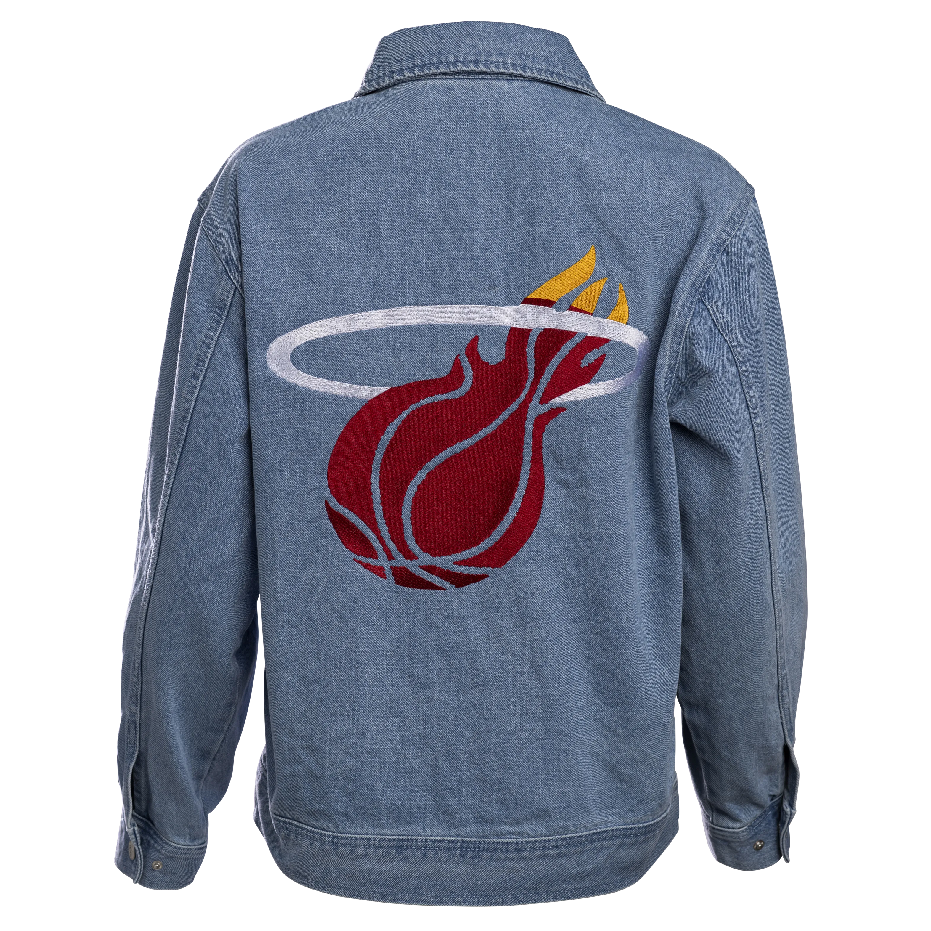 Court Culture x The Wild Collective Miami HEAT Denim Jacket
